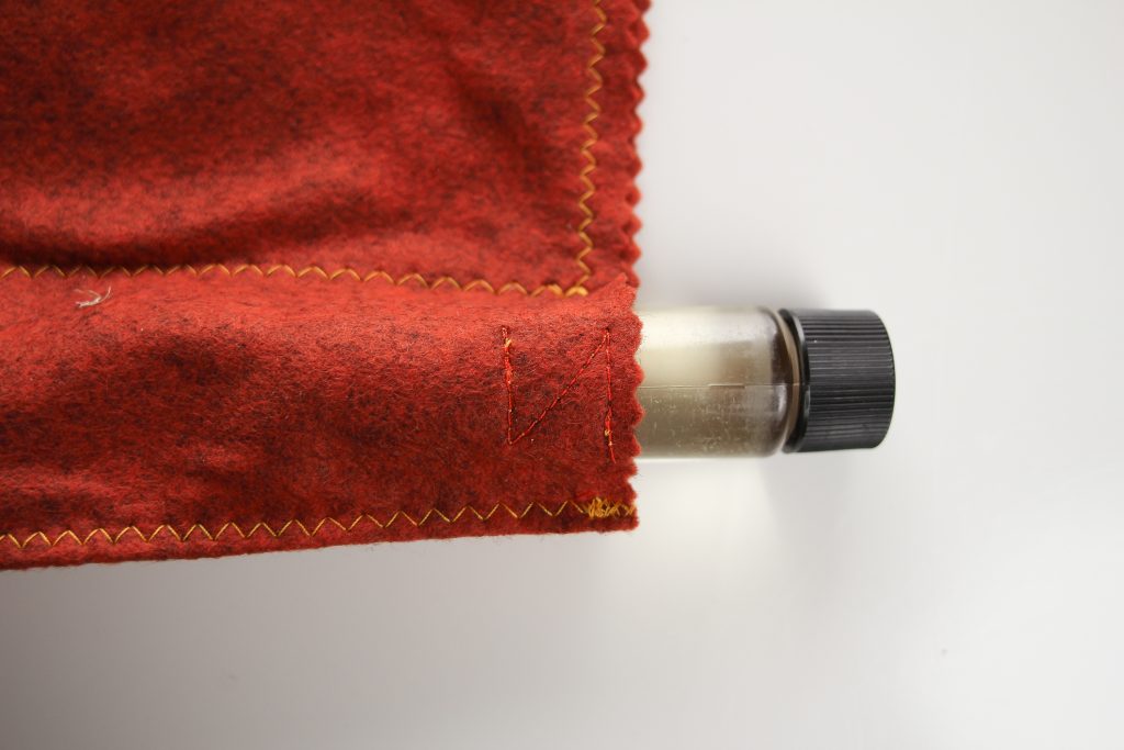 The oil is available in Frankincense, Lavender, Cedarwood, or Unscented.