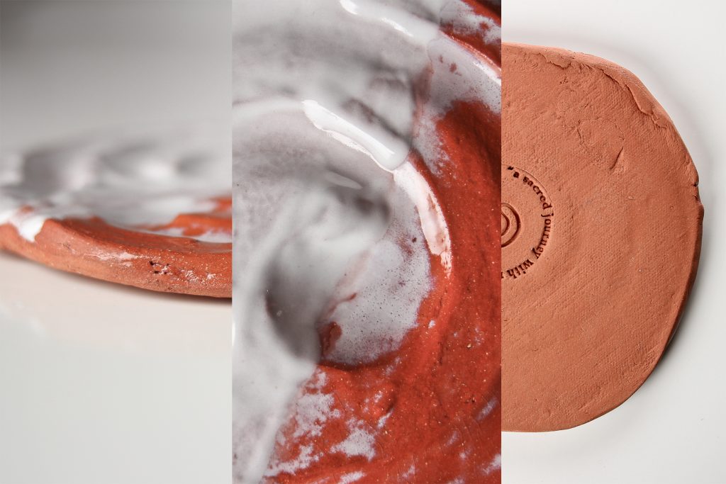 There are many other labyrinth forms, such as metal labyrinths traced with a stylus, and this works for some people. I prefer the feel of the clay.