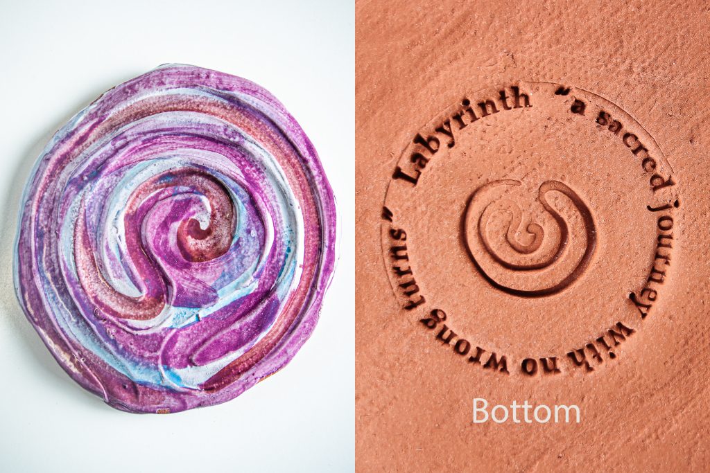 ceramic finger labyrinth purple